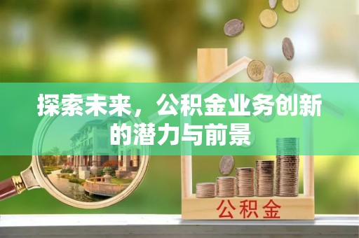 武威探索未来，公积金业务创新的潜力与前景
