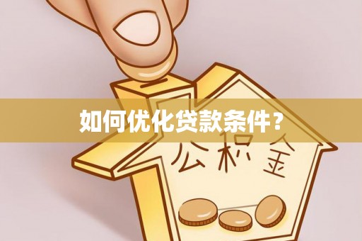 施甸如何优化贷款条件？