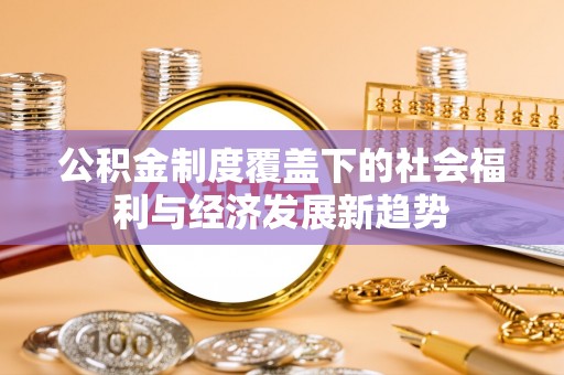 冷水江公积金制度覆盖下的社会福利与经济发展新趋势