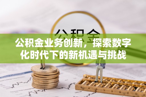 广阳公积金业务创新，探索数字化时代下的新机遇与挑战