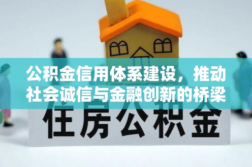 安国公积金信用体系建设，推动社会诚信与金融创新的桥梁