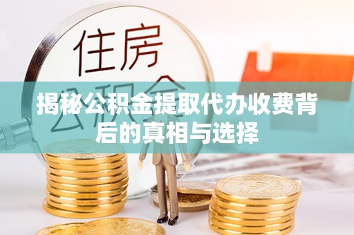 雄安新区揭秘公积金提取代办收费背后的真相与选择