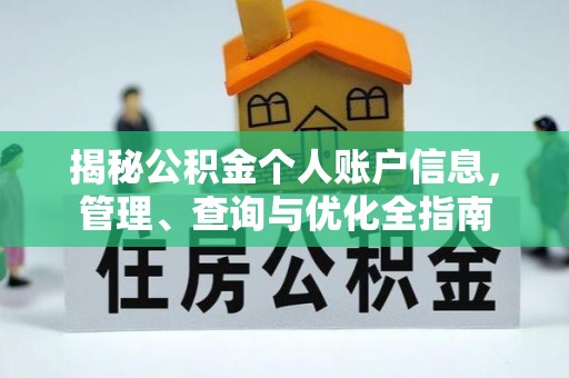 元氏揭秘公积金个人账户信息，管理、查询与优化全指南