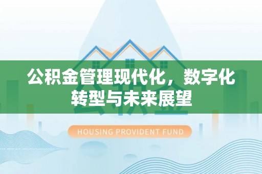 凤庆公积金管理现代化，数字化转型与未来展望