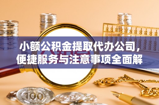 樟木头小额公积金提取代办公司，便捷服务与注意事项全面解析
