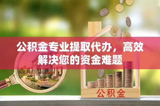 常平公积金专业提取代办，高效解决您的资金难题