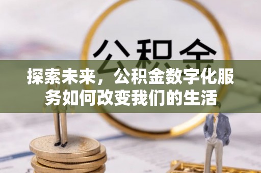农安探索未来，公积金数字化服务如何改变我们的生活