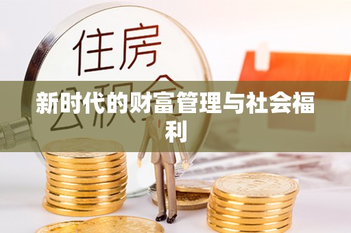 松北新时代的财富管理与社会福利
