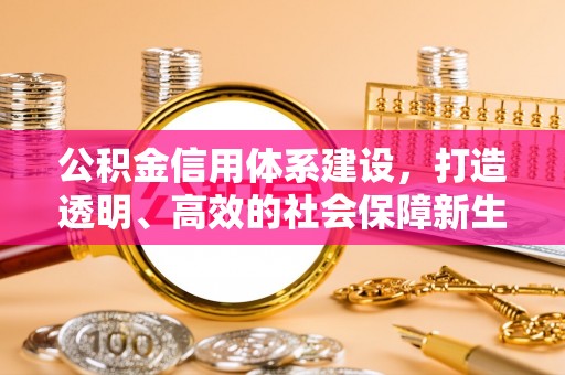 洪泽公积金信用体系建设，打造透明、高效的社会保障新生态