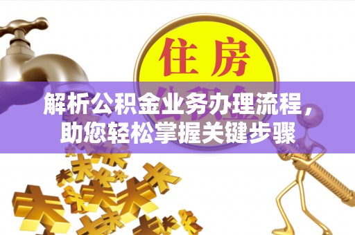 协助解析公积金业务办理流程，助您轻松掌握关键步骤