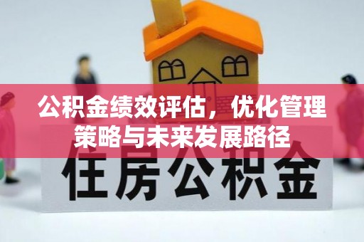 孙吴公积金绩效评估，优化管理策略与未来发展路径