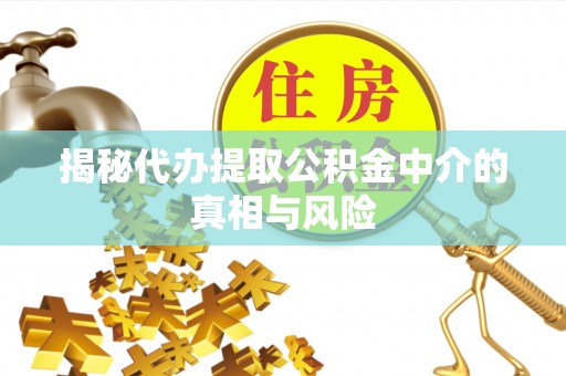 庐江揭秘代办提取公积金中介的真相与风险