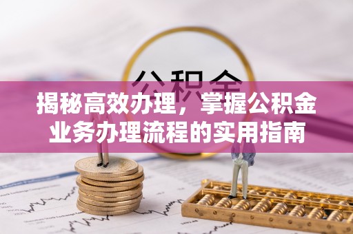 南城揭秘高效办理，掌握公积金业务办理流程的实用指南