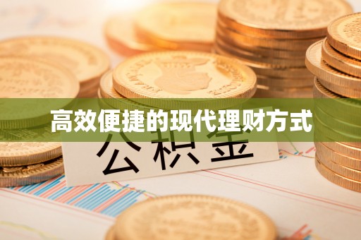 汨罗高效便捷的现代理财方式