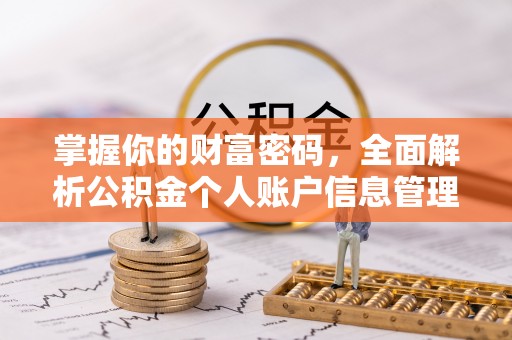 河津掌握你的财富密码，全面解析公积金个人账户信息管理