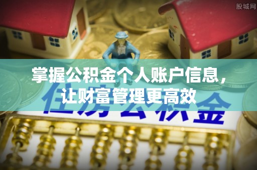 泰宁掌握公积金个人账户信息，让财富管理更高效