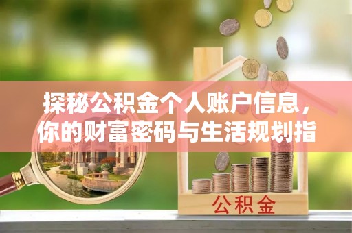汇川探秘公积金个人账户信息，你的财富密码与生活规划指南