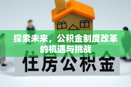 阿克陶探索未来，公积金制度改革的机遇与挑战