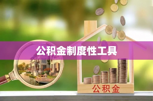 马尾公积金制度性工具