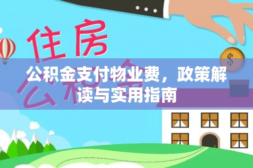 华坪公积金支付物业费，政策解读与实用指南