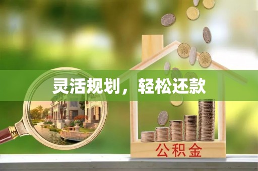 临邑灵活规划，轻松还款