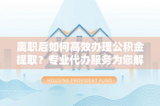 墨脱离职后如何高效办理公积金提取？专业代办服务为您解忧