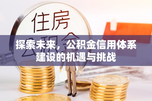 南部探索未来，公积金信用体系建设的机遇与挑战