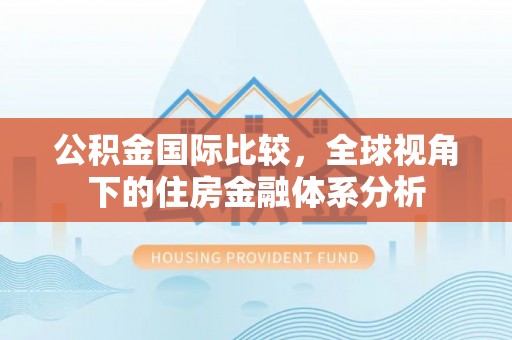 芦竹公积金国际比较，全球视角下的住房金融体系分析